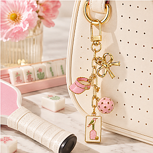 Bird Bam Pickleball Bag Charm Keychain