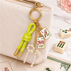 Mahj All Day Mahjong Bag Charm Keychain