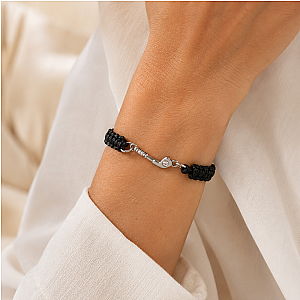 Golf CZ Rope Bracelet