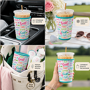 Golf Ice Coffee Sleeve