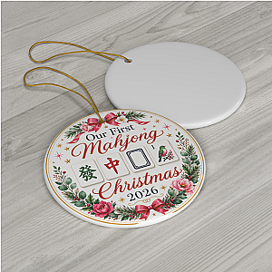 1st Mahjong Christmas Ornament