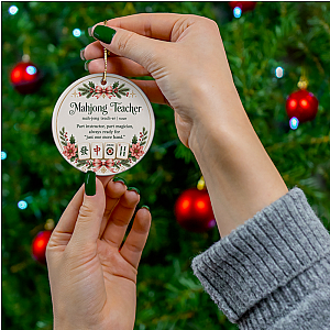 Mahjong Teacher Ornament