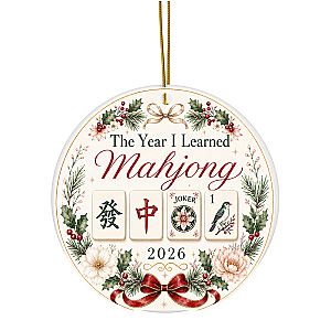 Year I Learned Mahjong Ornament