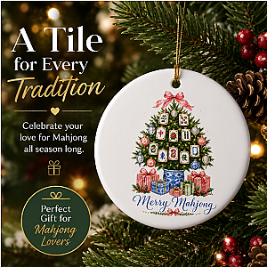 Merry Mahjong Ornament