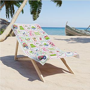 Tennis Mahjong Beach Towel