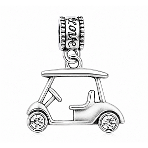 Silver Golf Bead Charms - Pick Style