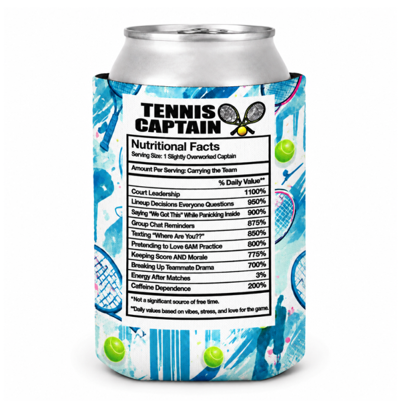 Tennis Captain Definition Can Holder