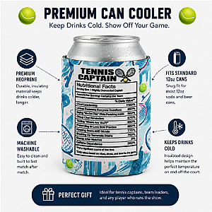 Tennis Captain Definition Can Holder