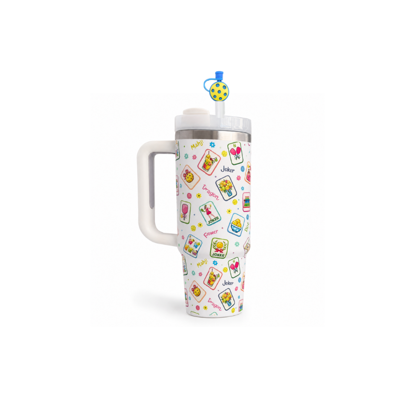 Pickleball Mahjong 30oz Tumbler