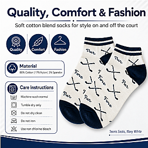 Golf Navy Socks
