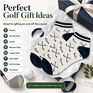 Golf Navy Socks
