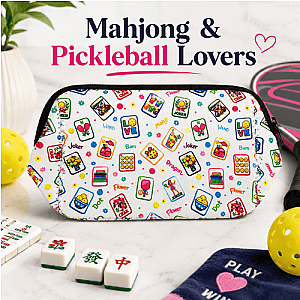 Pickleball Mahjong Pouch