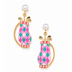 Golf Pearl Argyle Earrings