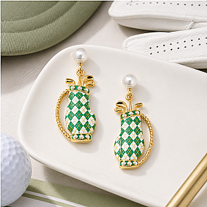 Golf Pearl Argyle Earrings