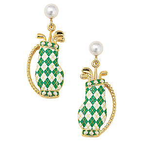 Golf Pearl Argyle Earrings