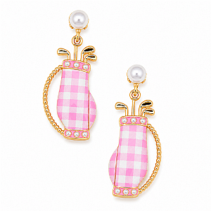 Golf Pearl Argyle Earrings