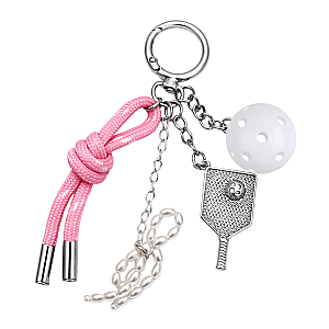 Pickleball Bag Charm Keychain