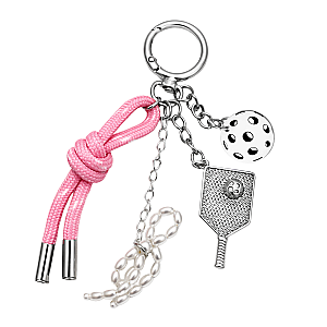 Pickleball Bag Charm Keychain