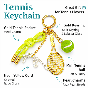 Tennis Bag Charms Keychain