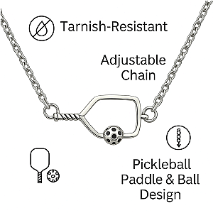 Pickleball Mom Necklace