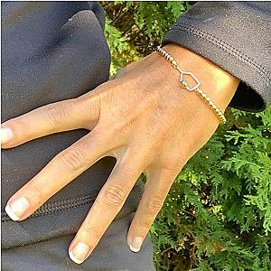 Pickleball Mom Beaded Stretch Bracelet