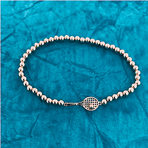 Tennis Mom Beaded Tennis Bracelet Gift Set