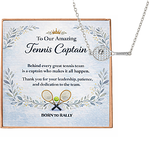 Tennis Captain Racket Necklace