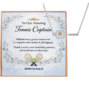 Tennis Captain Racket Necklace