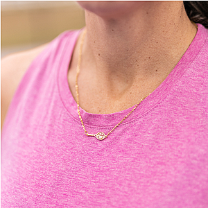 Tennis Captain Racket Necklace