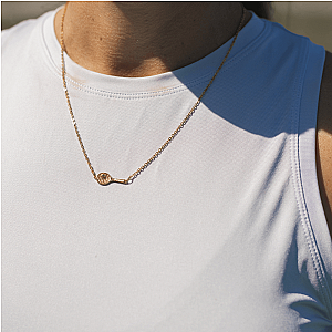 Tennis Captain Racket Necklace