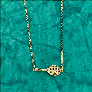 Tennis Captain Racket Necklace