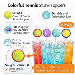 Tennis Straw Toppers