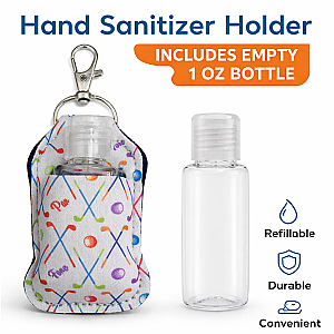 Golf Hand Sanitizer Clip Keychain