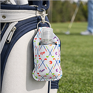 Golf Hand Sanitizer Clip Keychain
