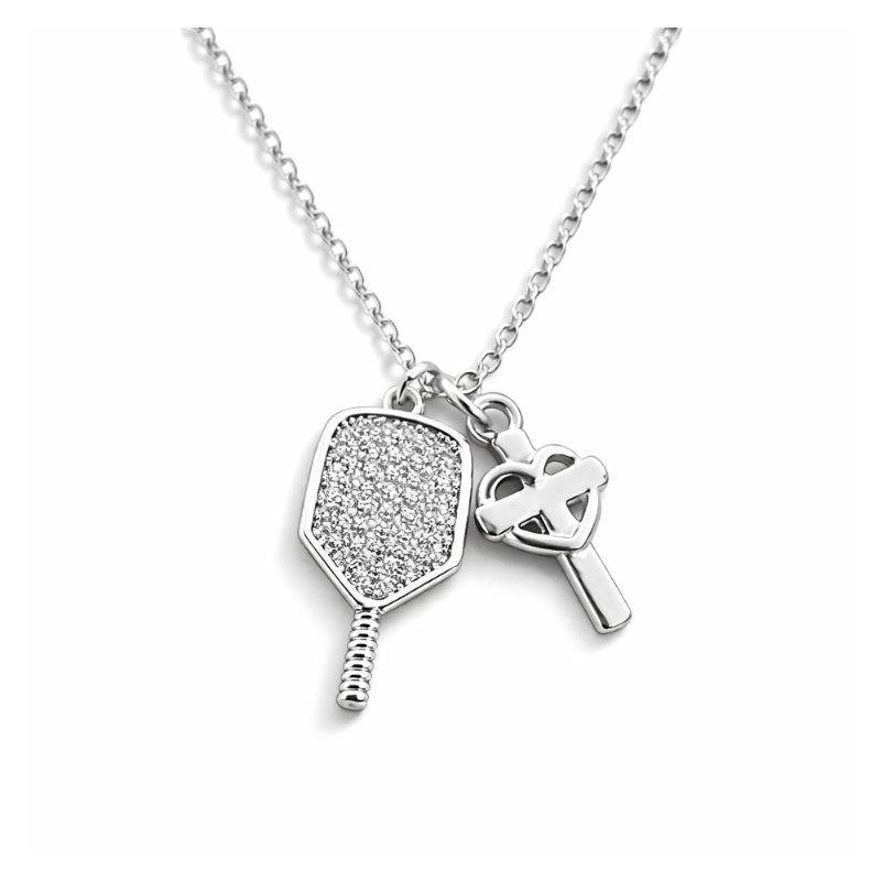 Pickleball Cross Necklace