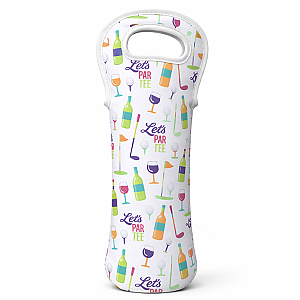 Golf Let's Par Tee Wine Tote
