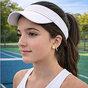 Tennis Pearl Earring 2pc Set
