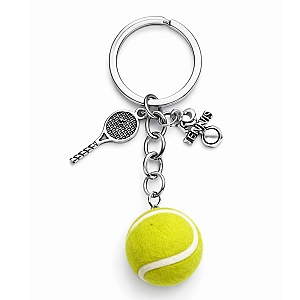 Tennis Ball Keychain