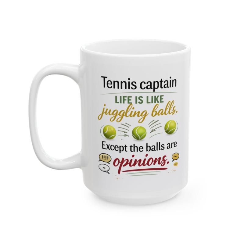 Tennis Captain Mug - Juggling Balls