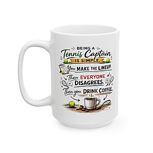 Tennis Captain Simple Mug