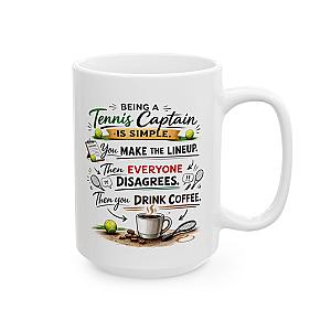 Tennis Captain Simple Mug