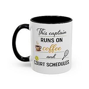 Tennis Captain Coffee Mug - Court Schedules