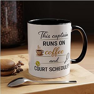 Tennis Captain Coffee Mug - Court Schedules