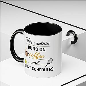 Tennis Captain Coffee Mug - Court Schedules