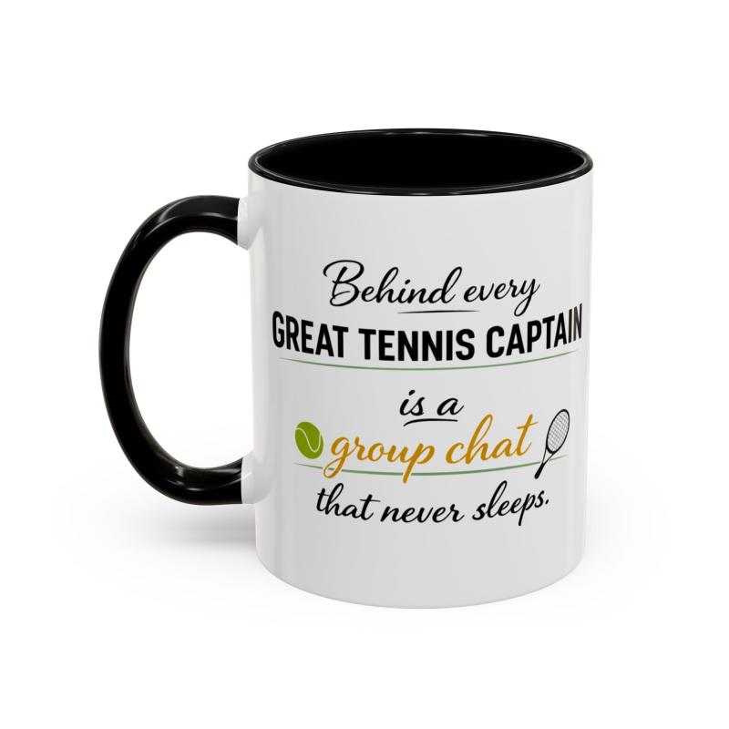 Tennis Captain Coffee Mug- Group Chat