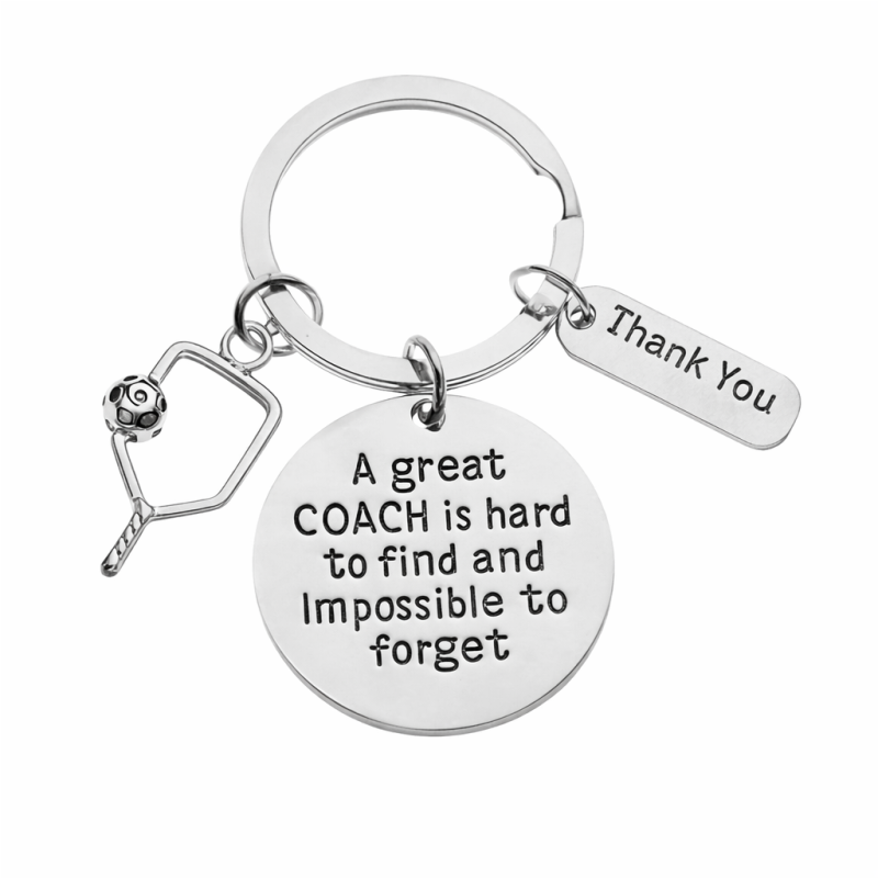 Pickleball Great Coach is Hard to Find Keychain