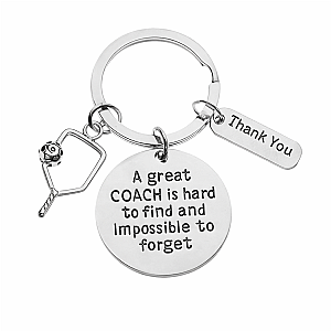 Pickleball Great Coach is Hard to Find Keychain