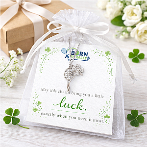 Tennis Clover Lucky Necklace