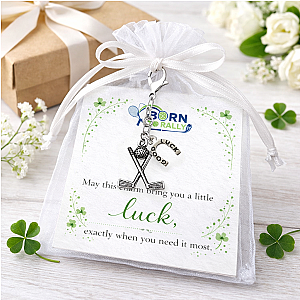 Golf Lucky Horseshoe Clip on Charm