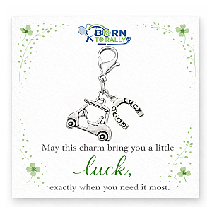 Golf Lucky Horseshoe Clip on Charm